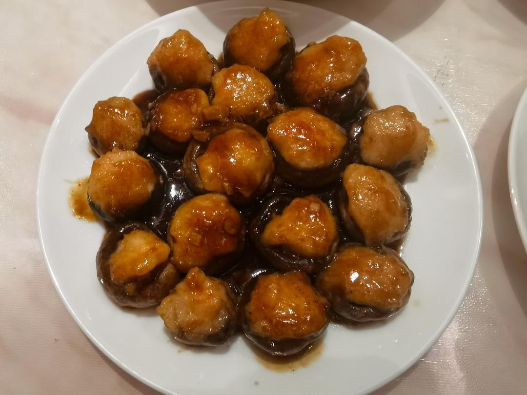 虾滑酿口蘑