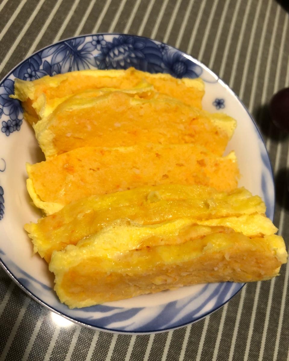 南瓜胡萝卜蒸虾糕