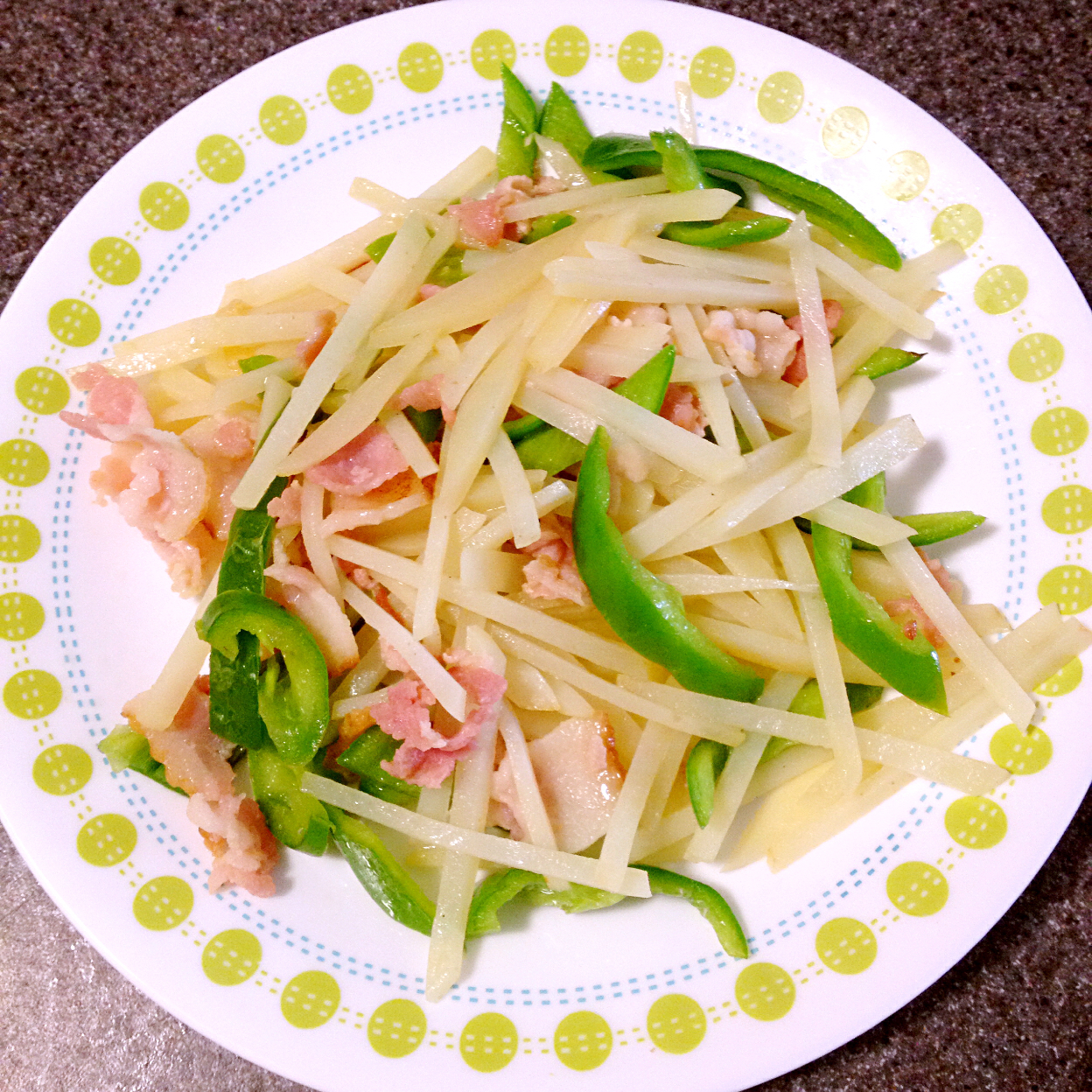 青椒土豆丝