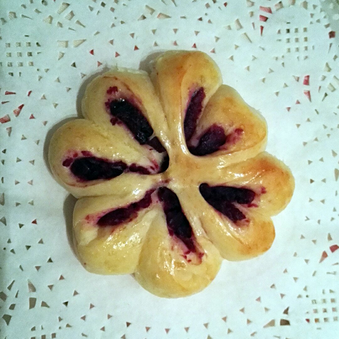 紫薯四叶草面包（汤种法）