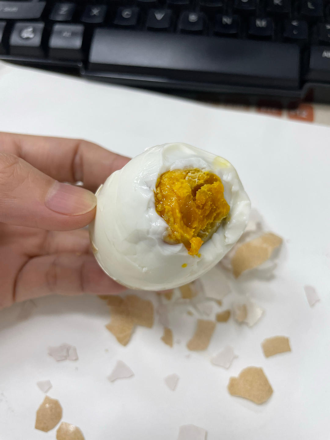 自制起砂流油咸鸡蛋