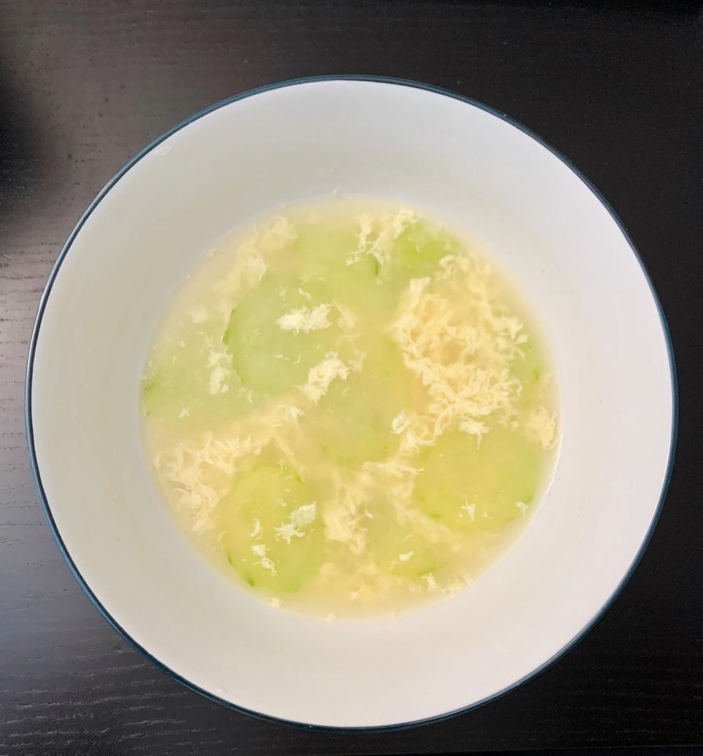 超鲜嫩好喝五分钟搞定黄瓜鸡蛋汤