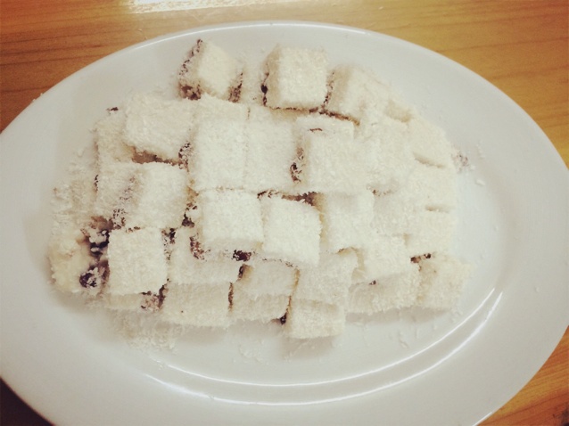 椰汁红豆糕