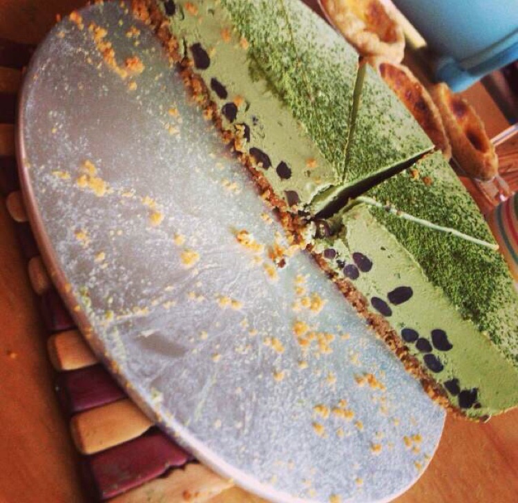 抹茶冻芝士蛋糕