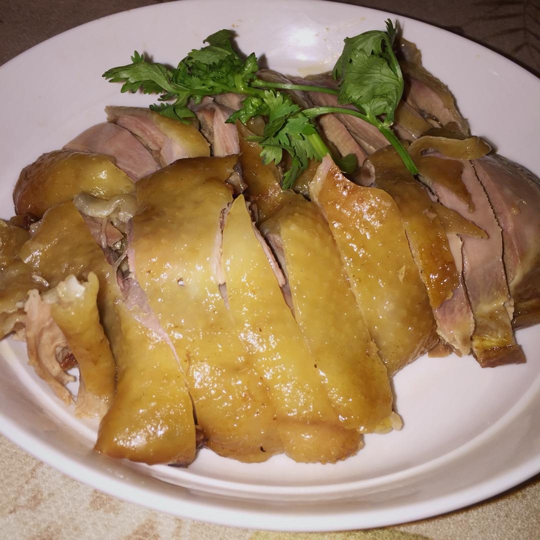 电饭锅简易版：盐焗手撕鸡