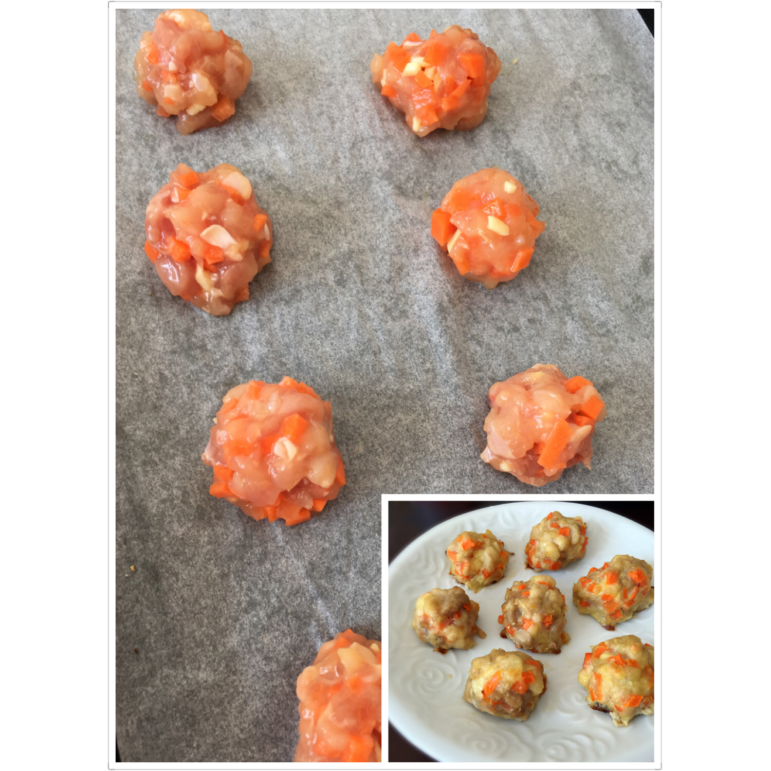 ☆鸡肉芝士饼☆快手小零食……任何狗狗都无法抗拒滴美味