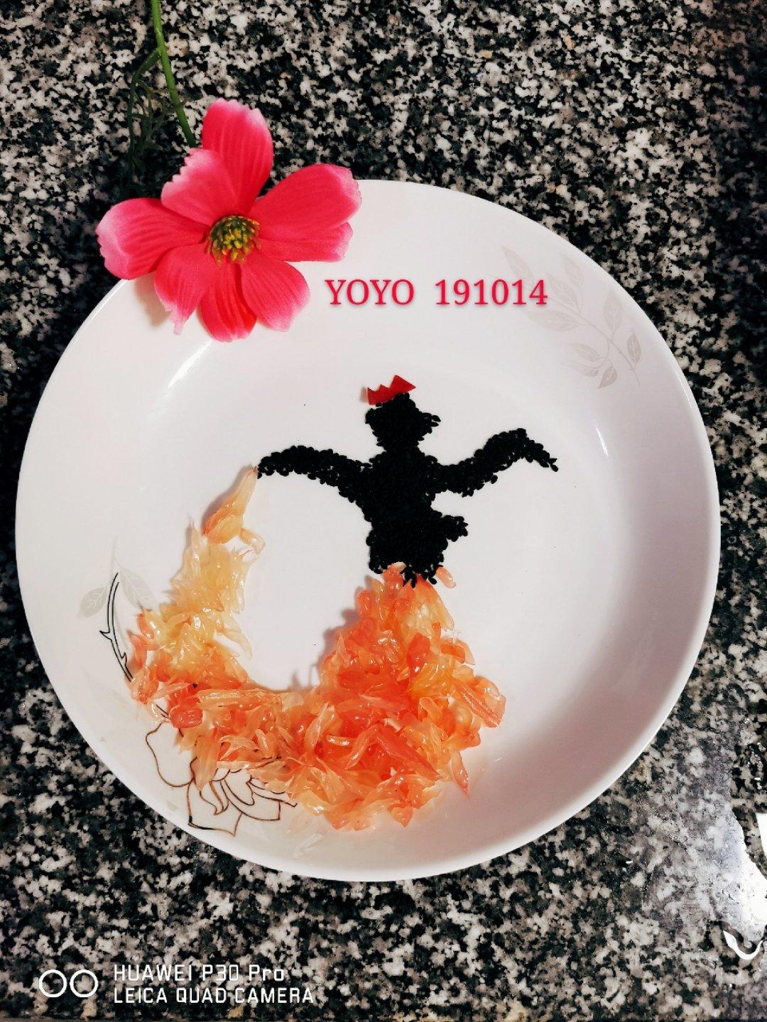 孔雀舞水果拼盘