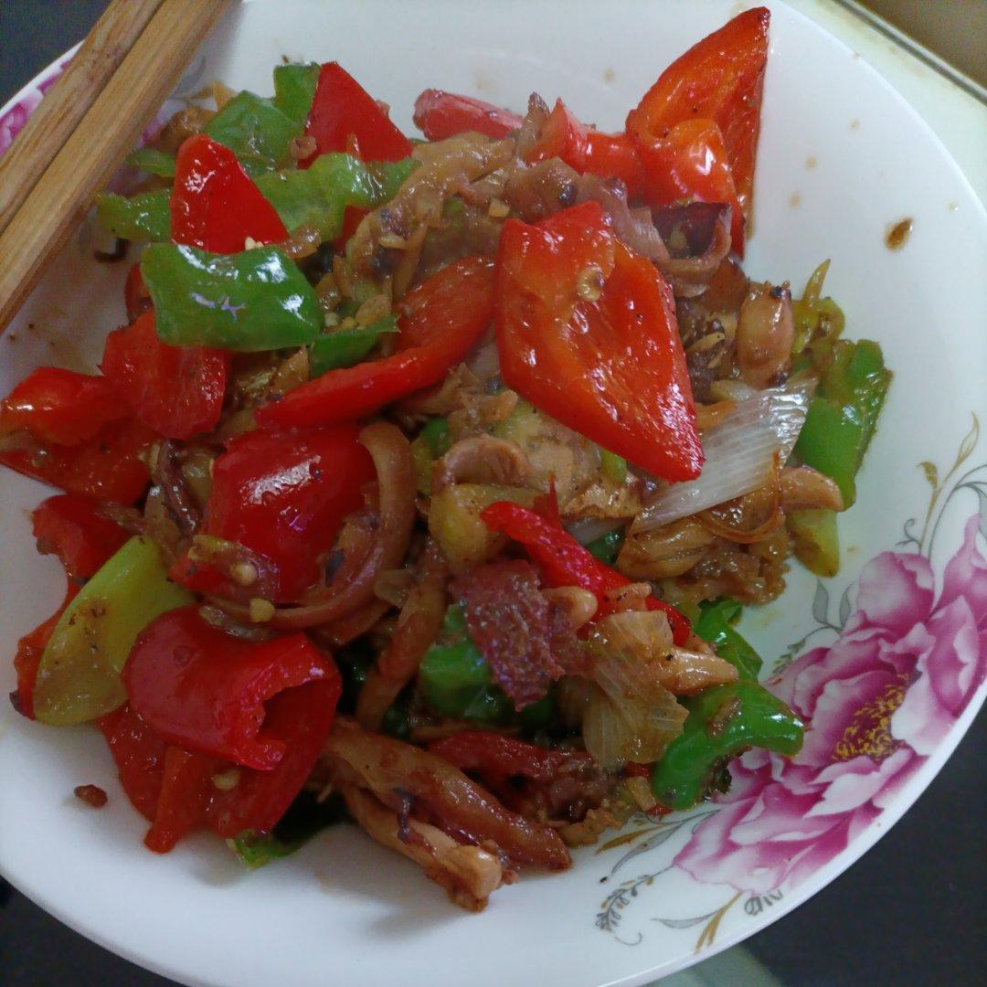 爆炒青椒鲜墨鱼🦑