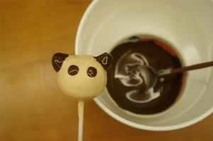 熊猫棒棒糖蛋糕（柠檬口味）的做法 步骤24