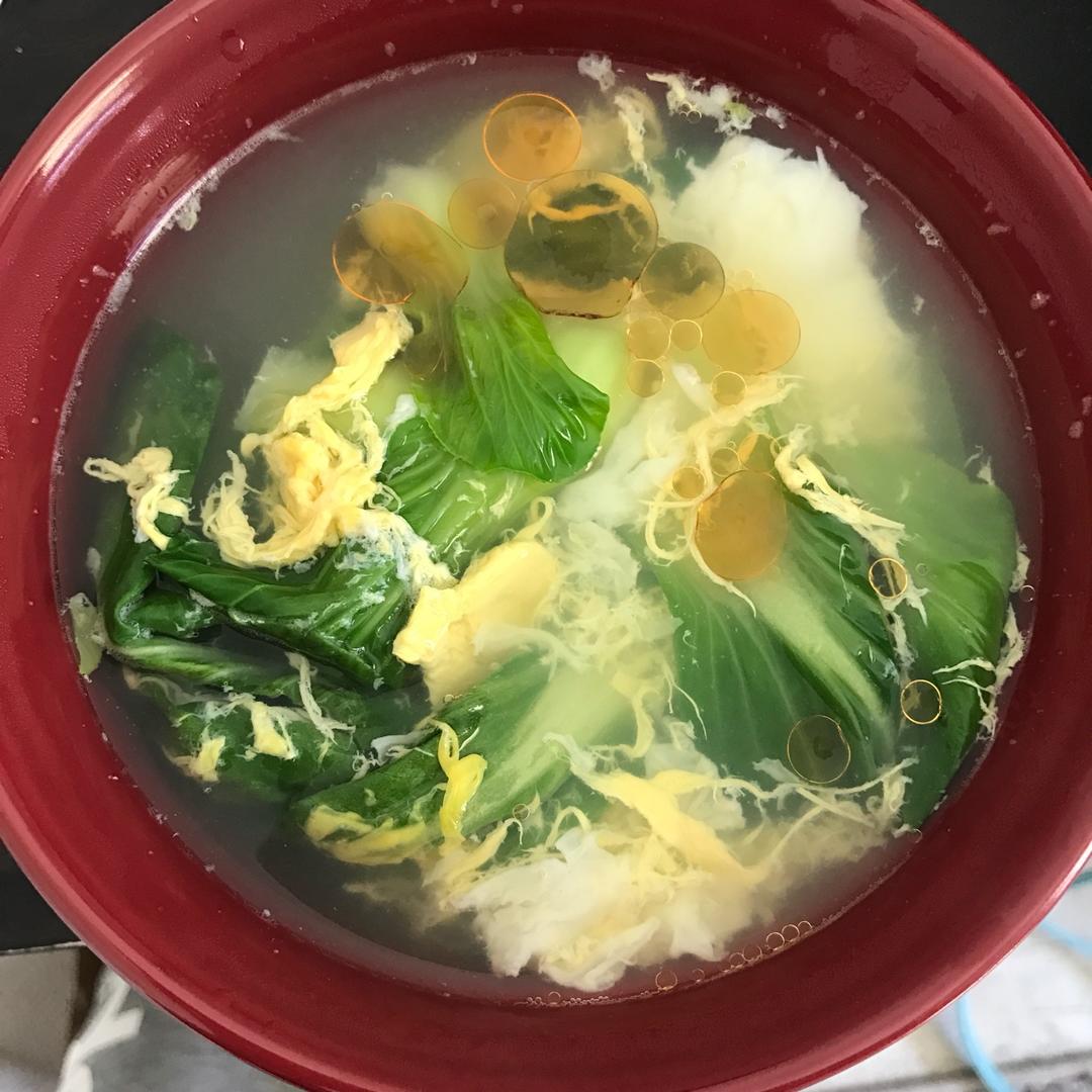 somebodyfbxs做的青菜蛋花汤