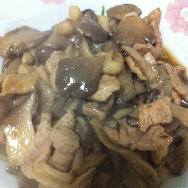 香菇肉片