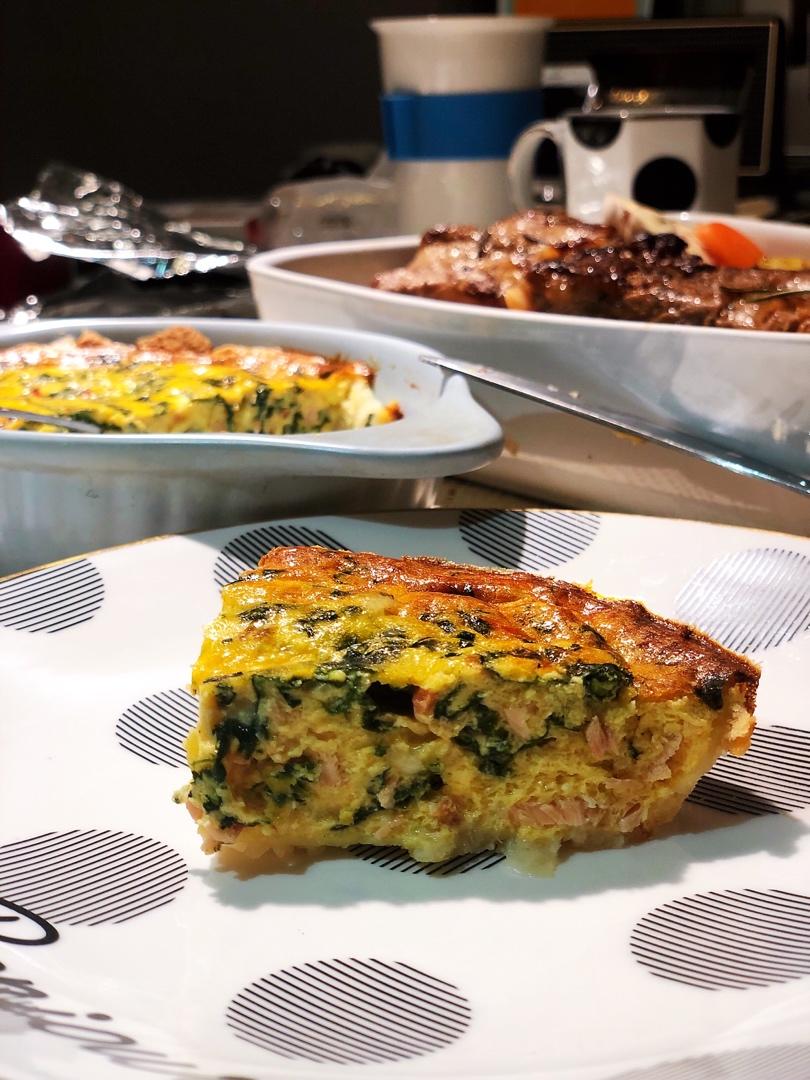 厚厚的法式咸派quiche