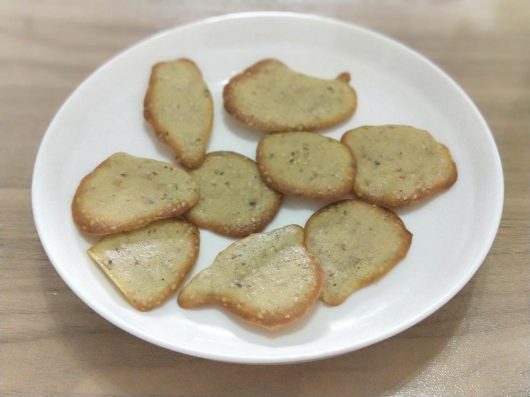 芝麻薄脆蛋白饼干