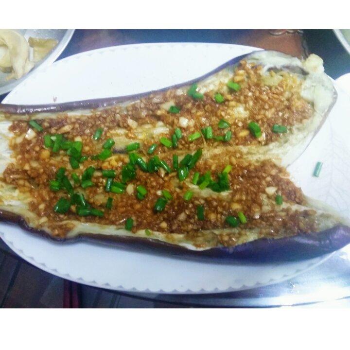 【微波炉烤茄子】