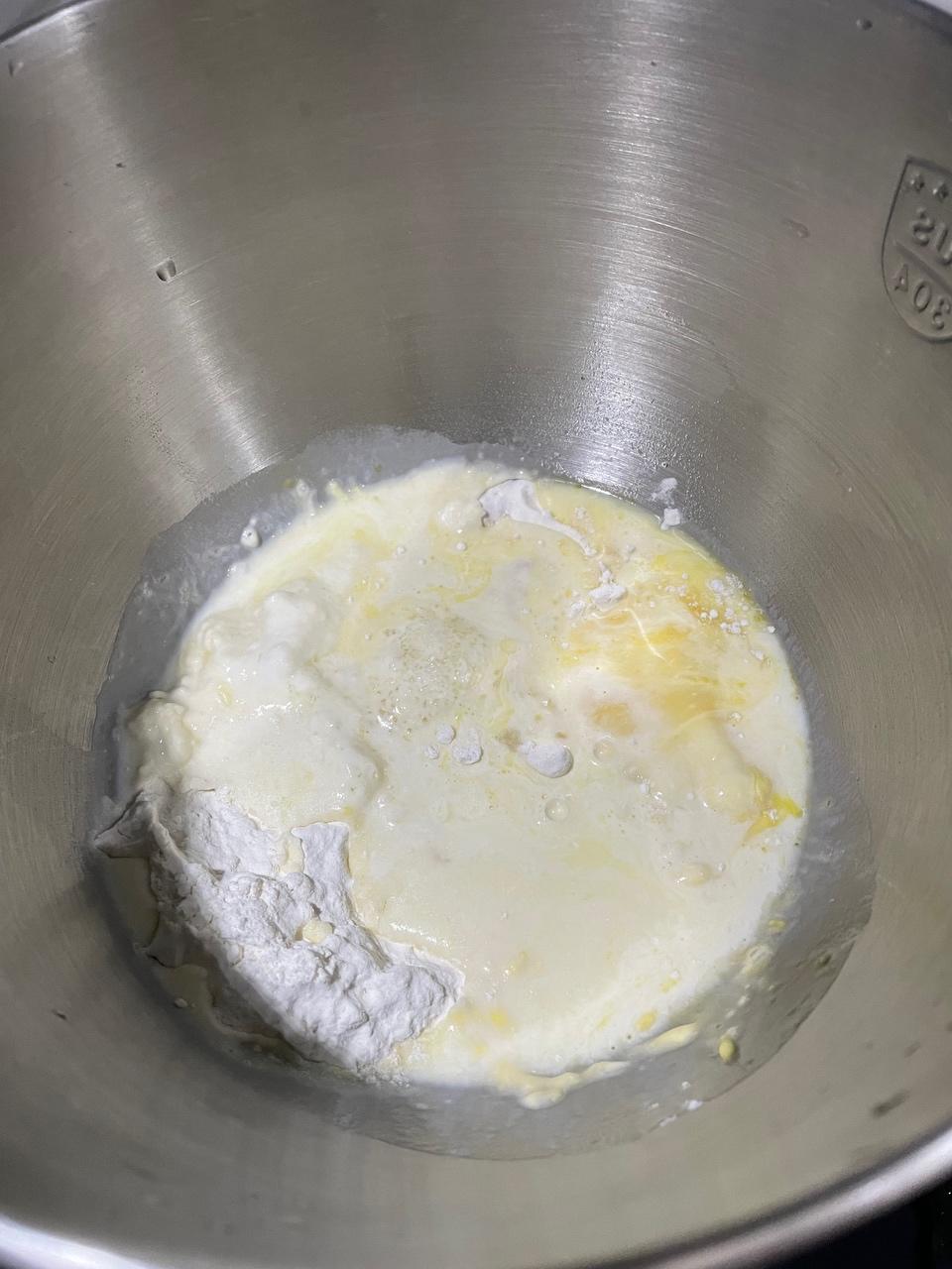 纯奶手撕吐司的做法 步骤1