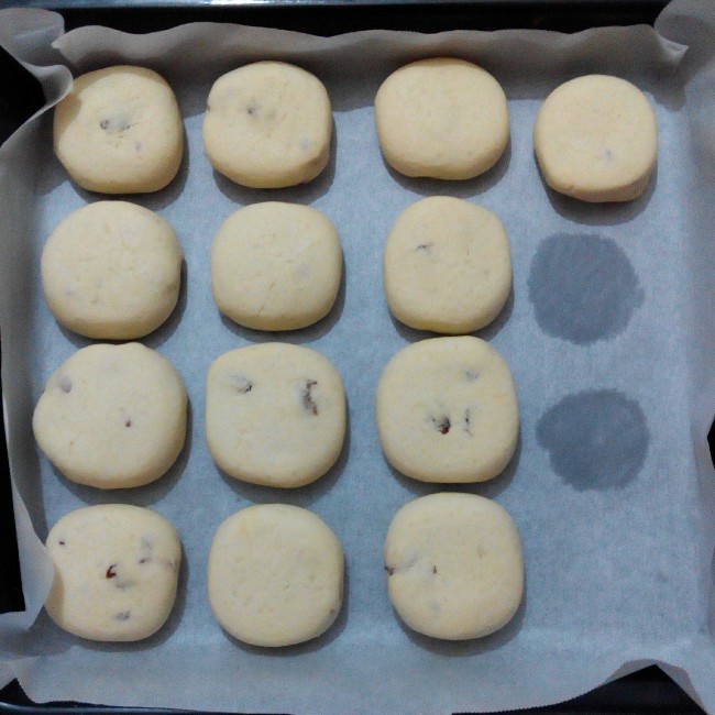 蔓越莓黄油饼干