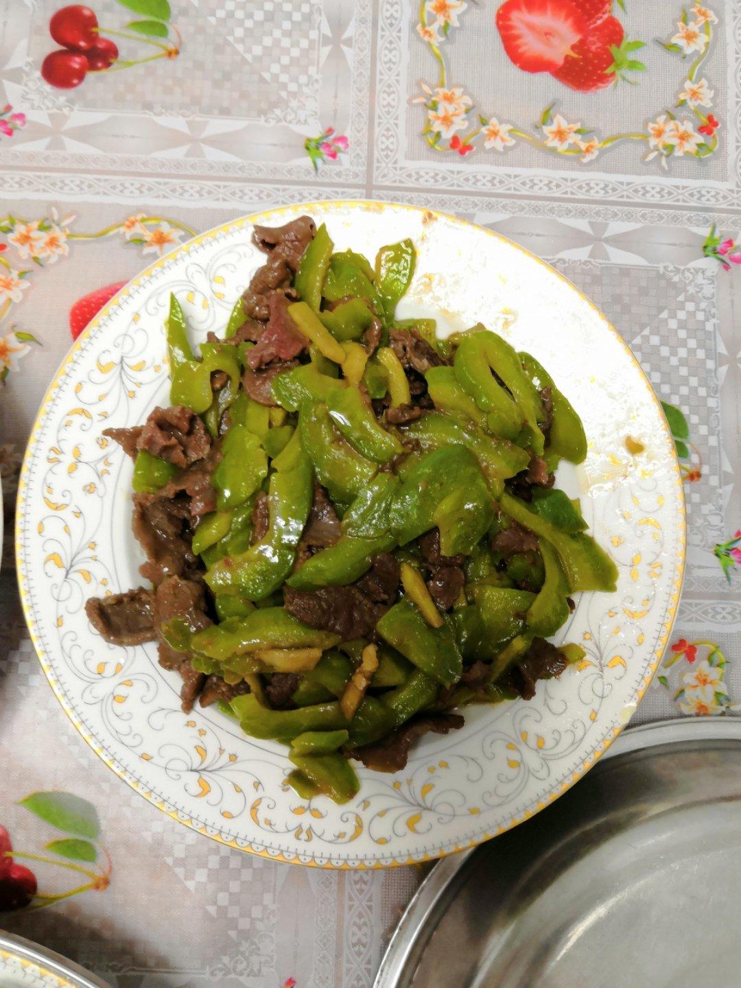耗油苦瓜炒牛肉