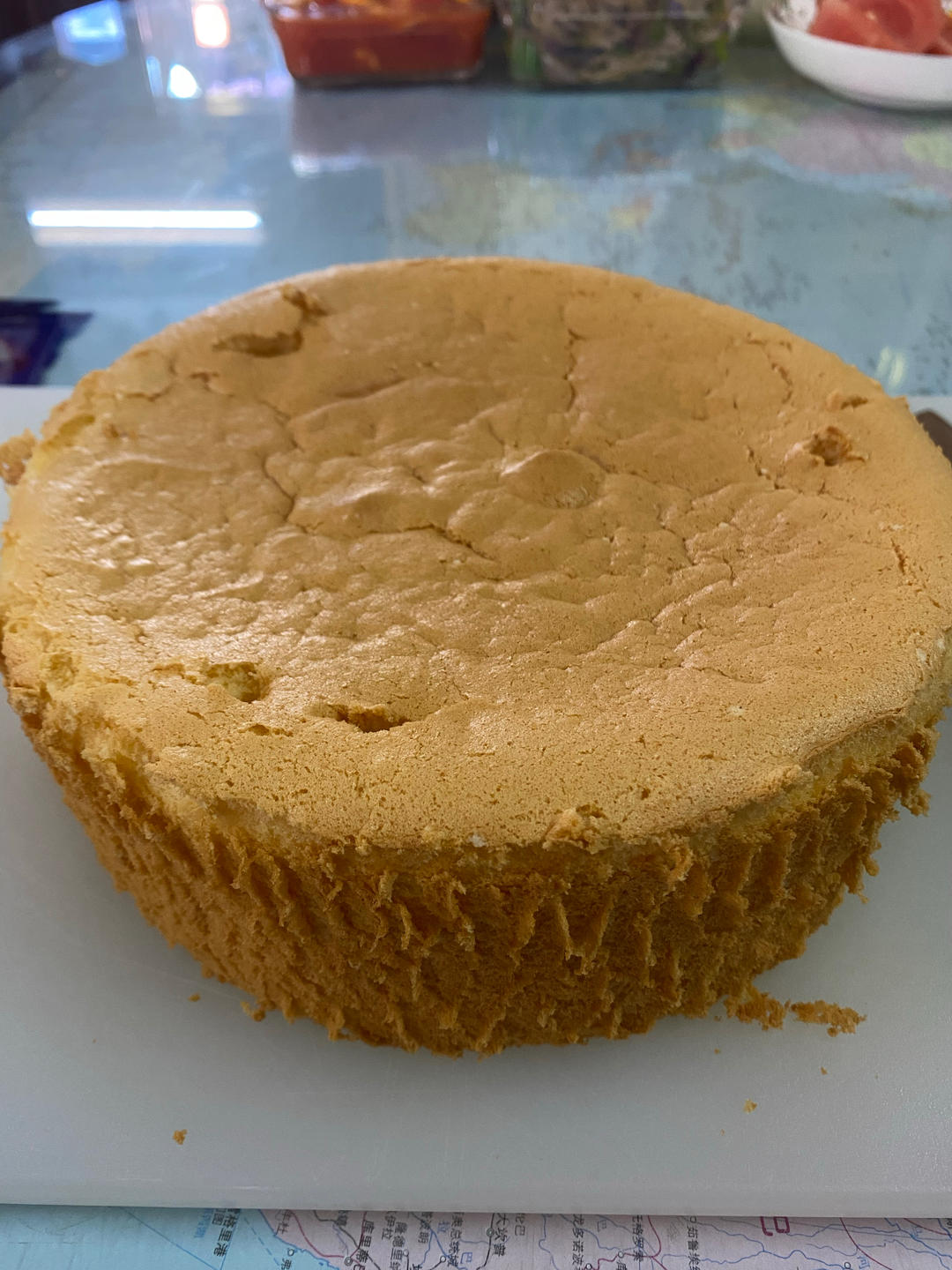 视频菜谱:原味戚风蛋糕8寸戚风蛋糕不裂