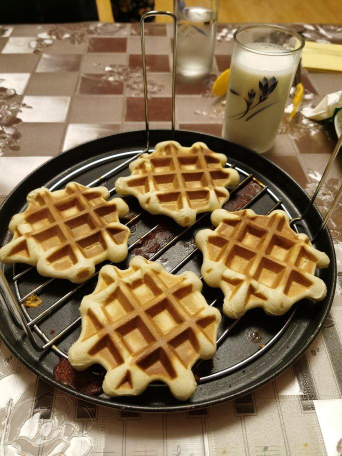 快手美味华夫饼（非泡打粉版本）