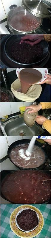 如何全手工炒制豆沙的做法 步骤1