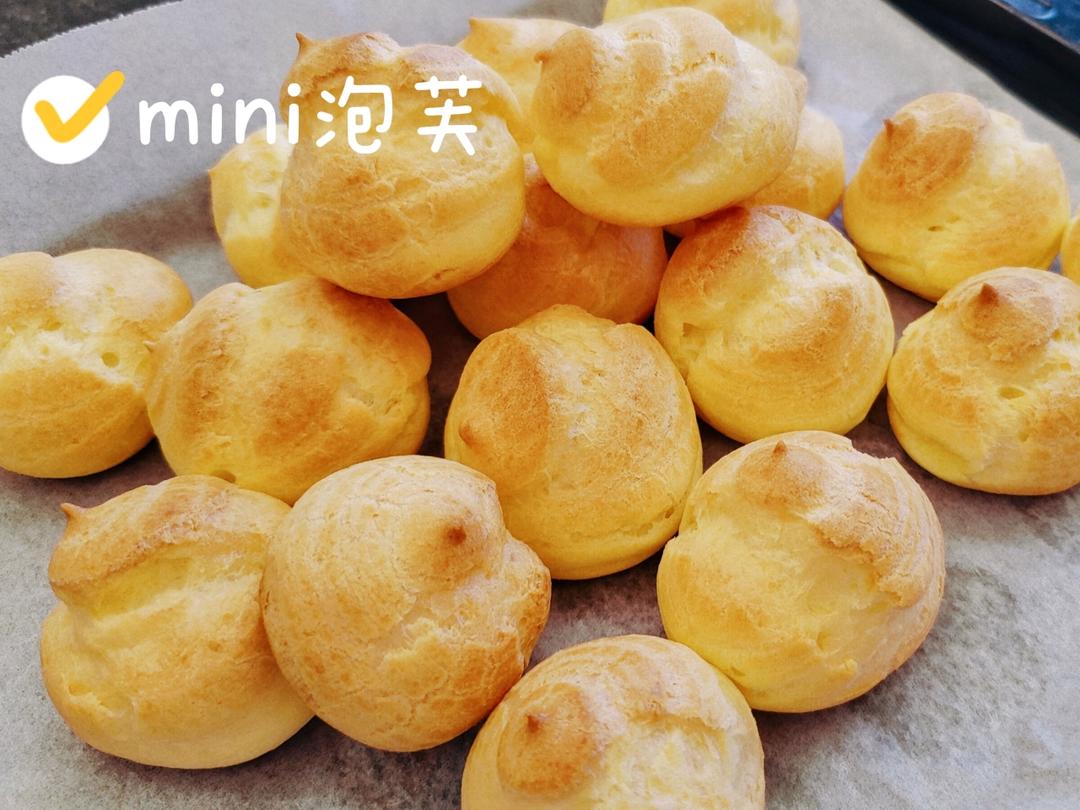 简单易成功的奶油小泡芙做法