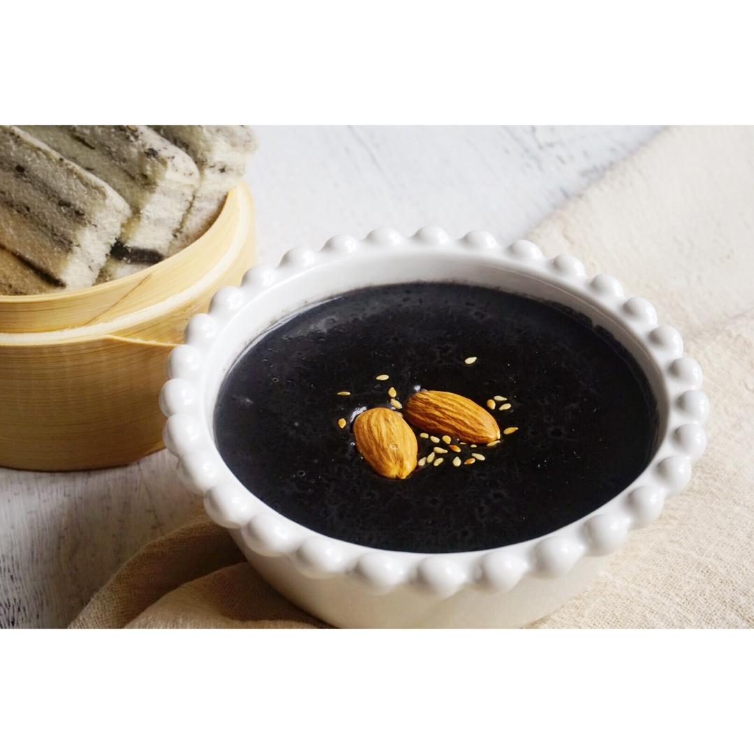 糯芋米做的手工芝麻糊