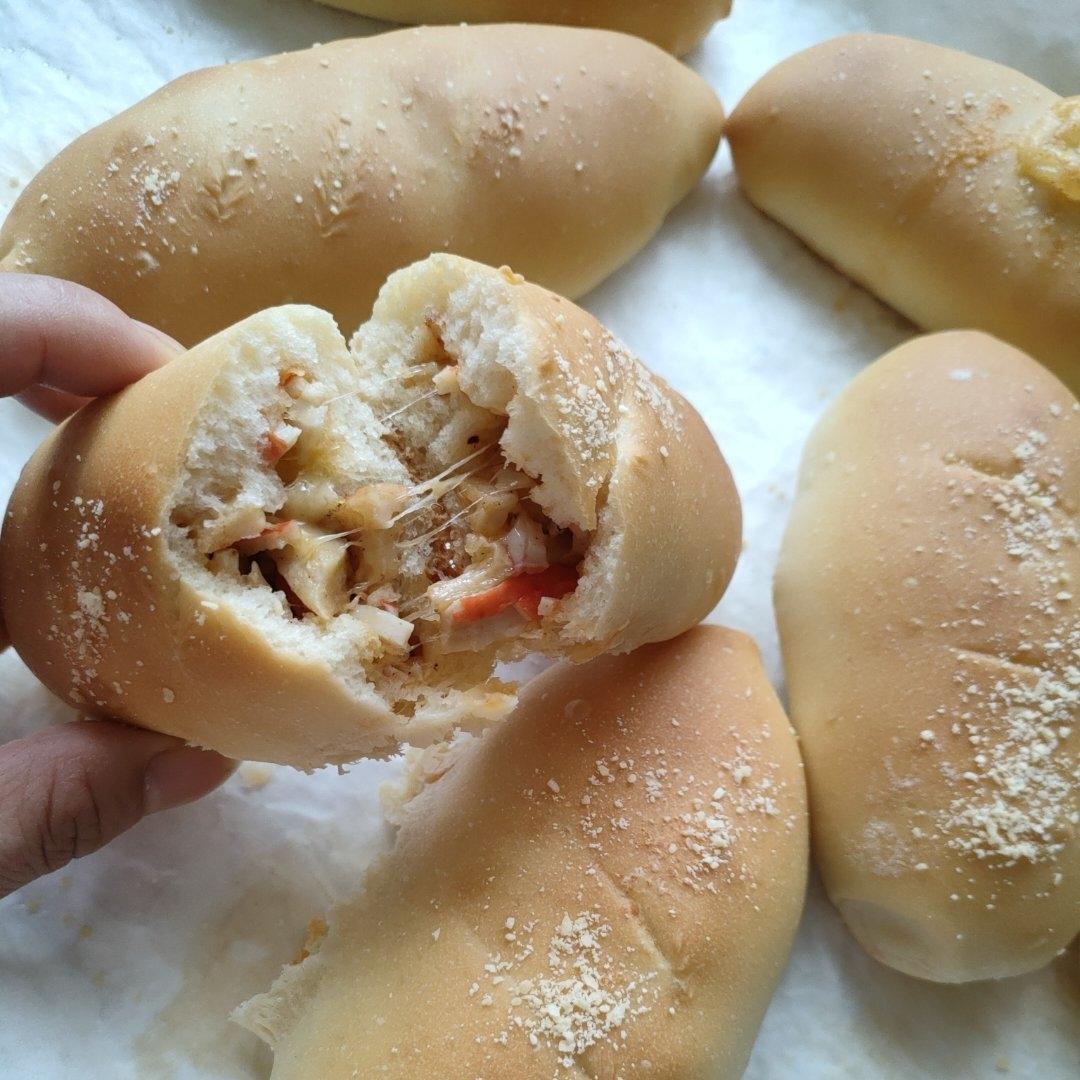 香辣蟹柳芝士软面包