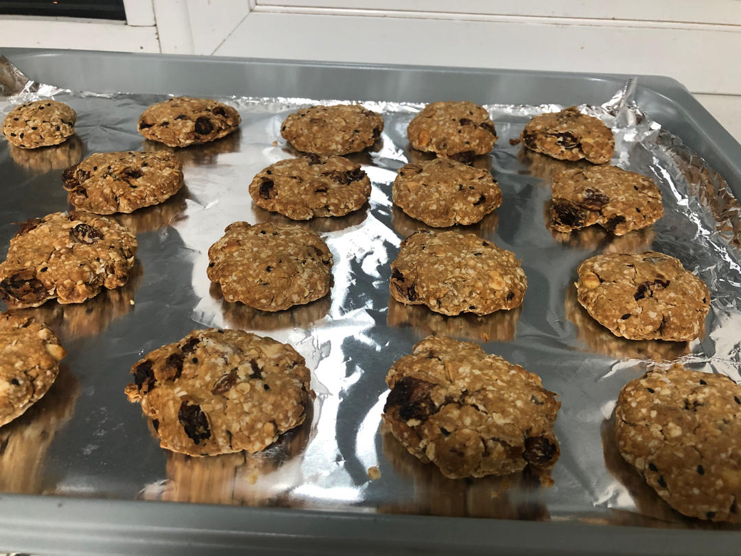 神仙配方📝最好吃的葡萄干燕麦曲奇，没有之一