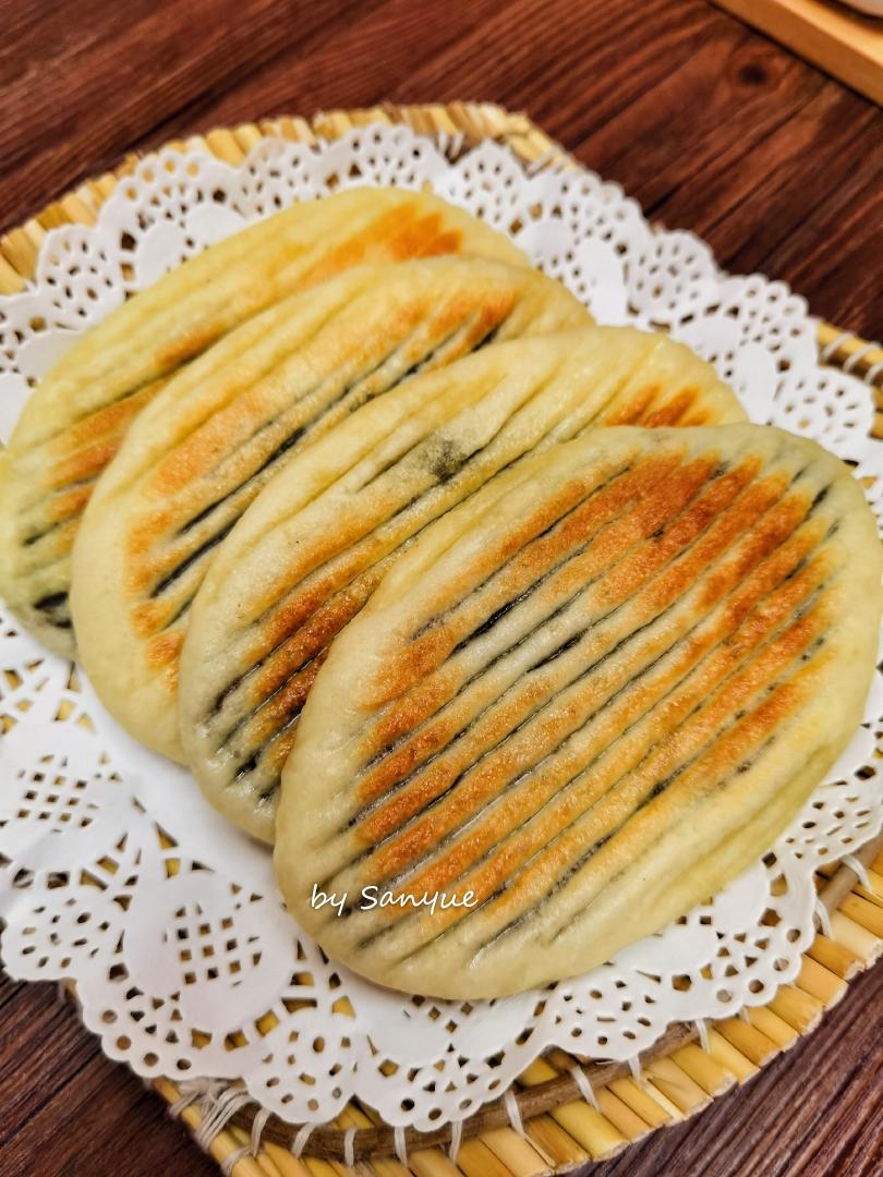 不用烤箱的红豆烤饼 表皮酥脆内里香甜 附细节视频详解