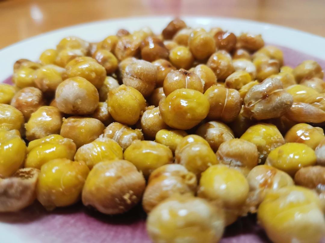 简便版烤鹰嘴豆～低脂高蛋白，替代坚果更健康，健身减脂的小伙伴有口福～