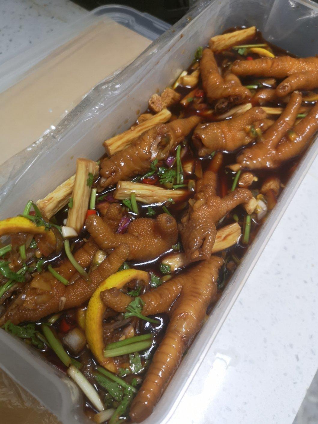 抖音网红百香果柠檬凤爪