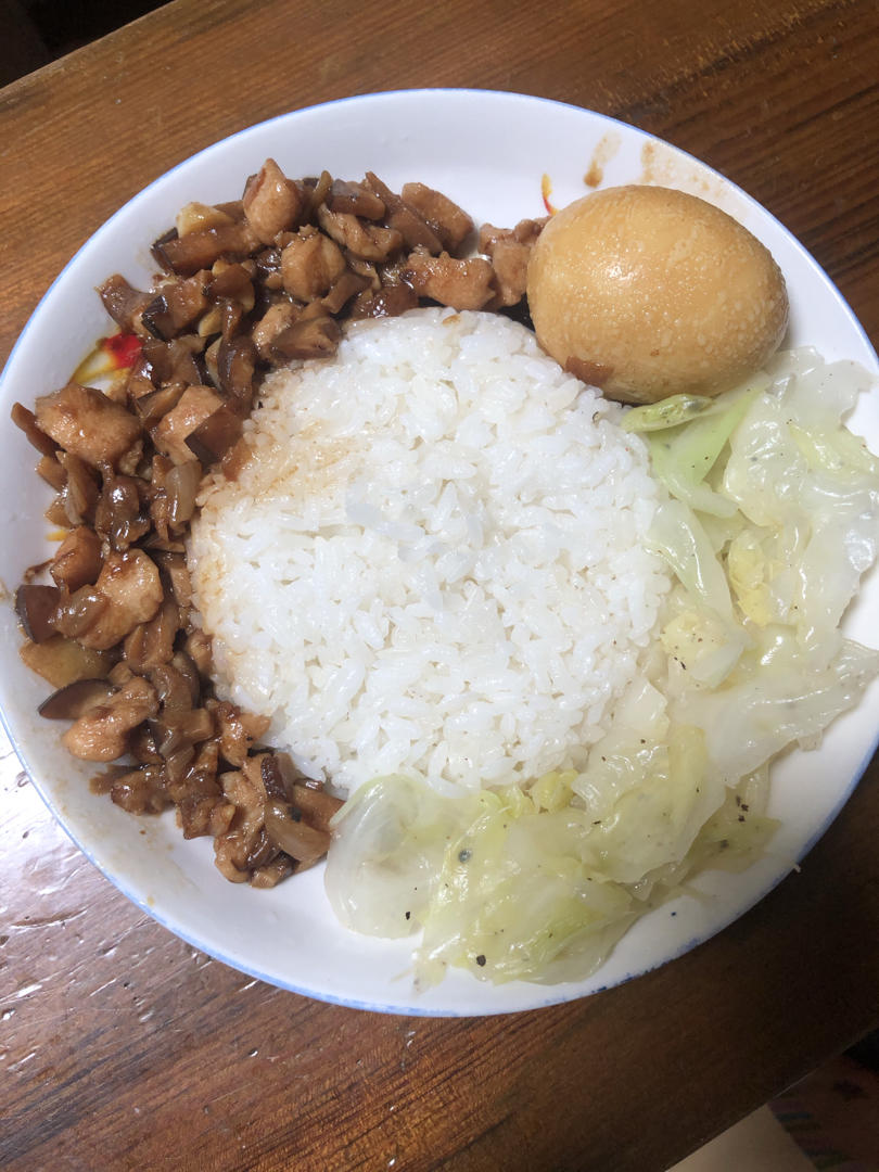 鸡肉版卤肉饭