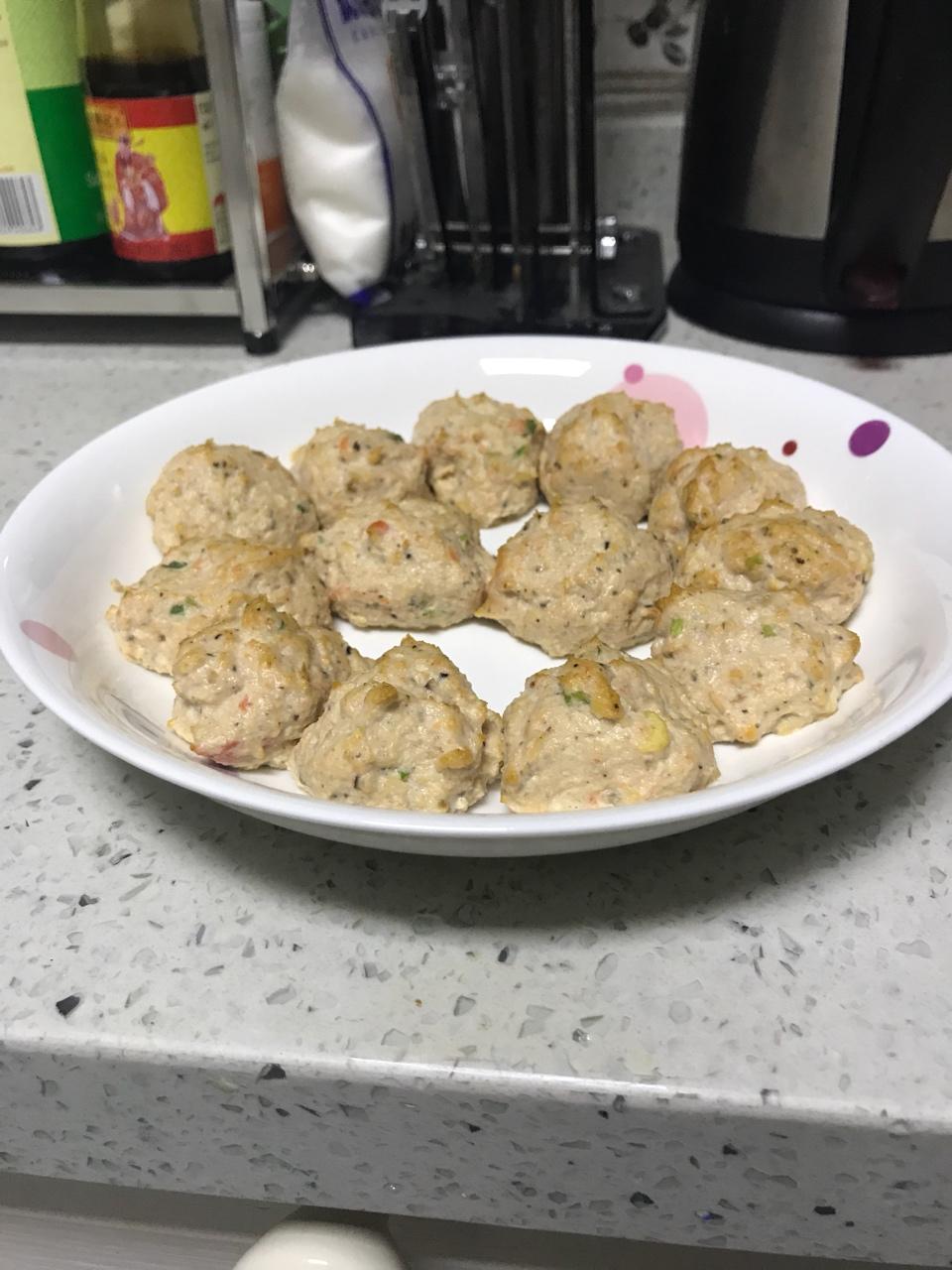 鸡胸豆腐肉丸子（减脂增肌必备）