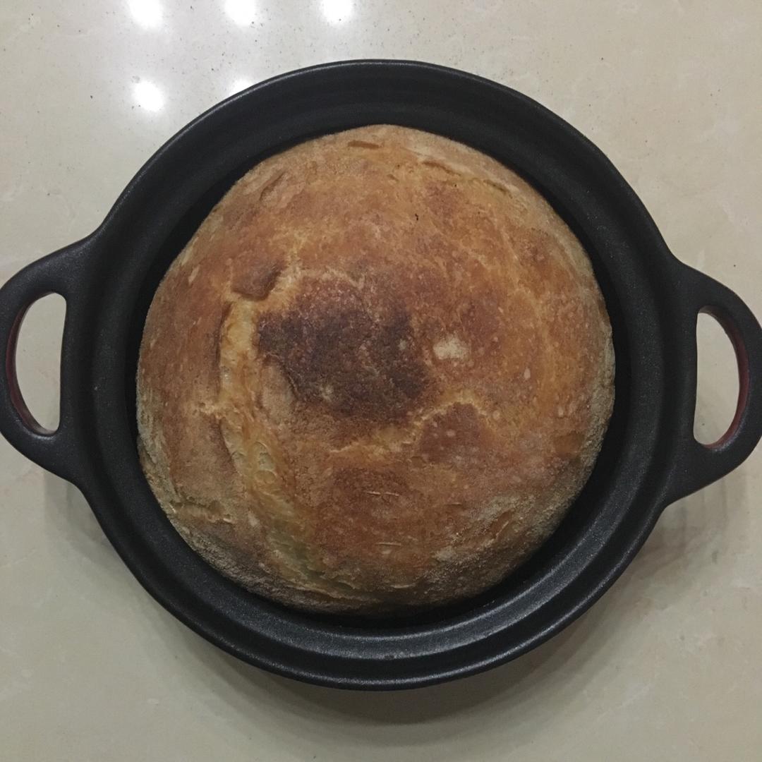 欧包/乡村面包-无油不用揉 No Knead Bread
