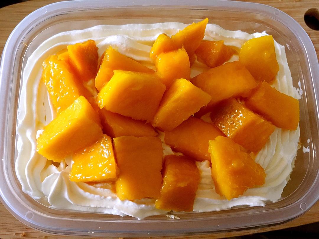 简单快手的便当饭盒水果盒子蛋糕