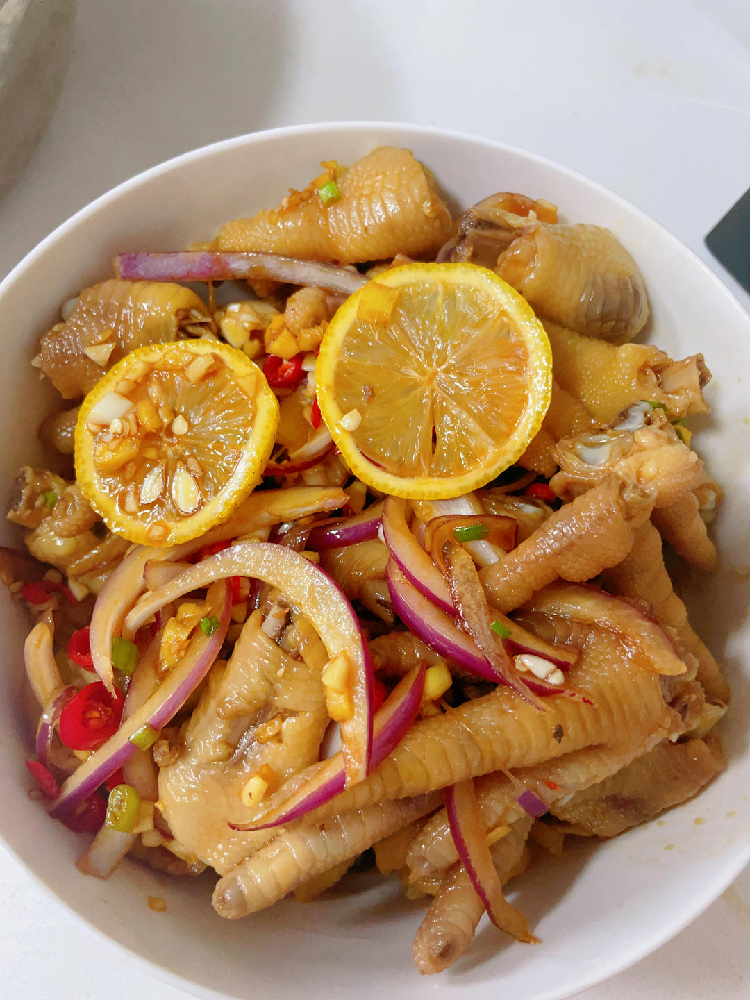 【柠檬酸辣鸡爪】自制超级无敌美味的网红鸡爪