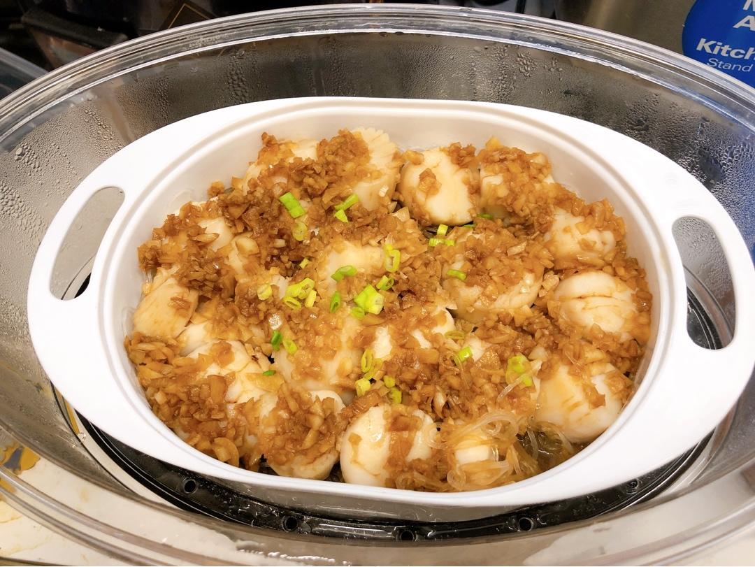 蒜蓉扇贝肉蒸粉丝