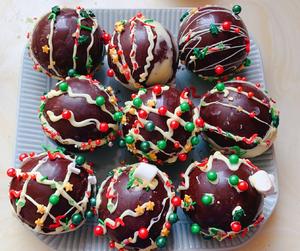 巧克力棉花糖可可球（圣诞版）的做法 步骤11