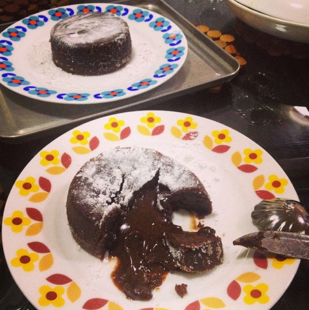 巧克力熔岩蛋糕 Chocolate Molten Lava Cake