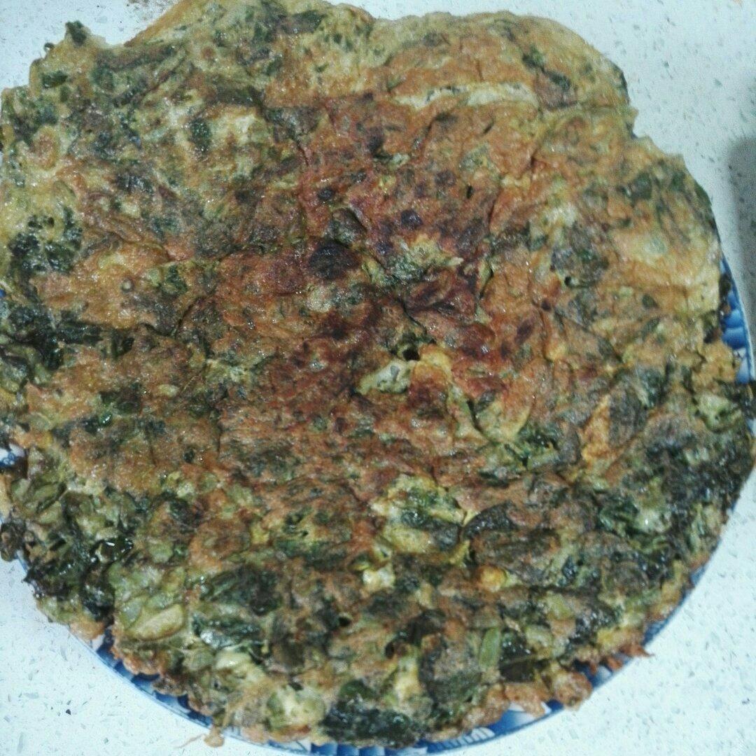 香椿芽摊鸡蛋