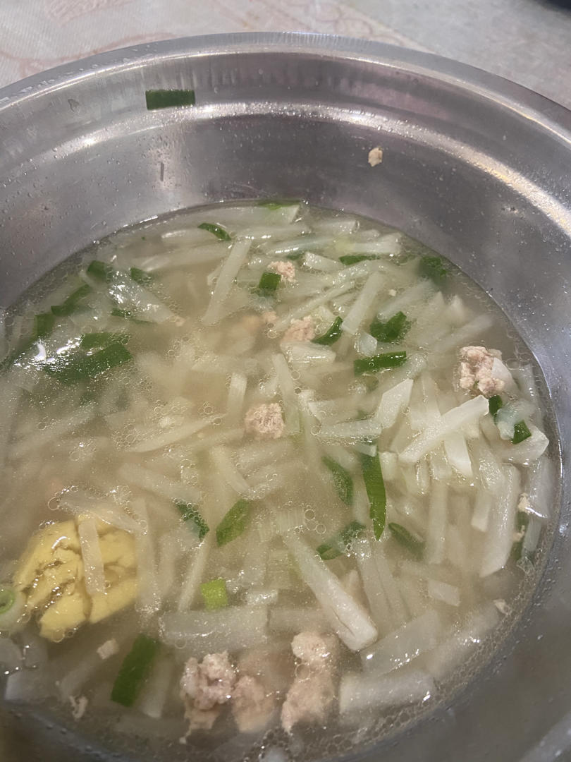 立秋以后必吃的萝卜肉丸子汤🍲