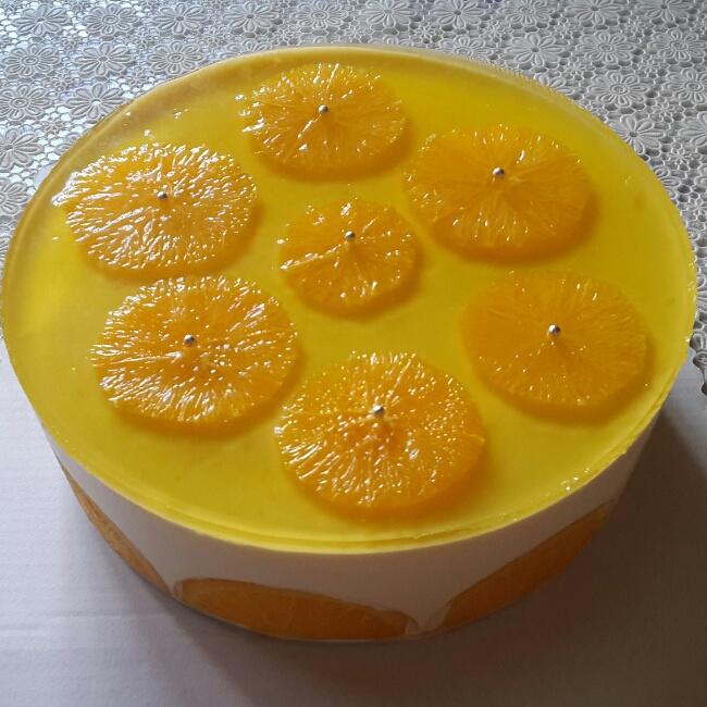 鲜橙酸奶慕斯蛋糕的做法