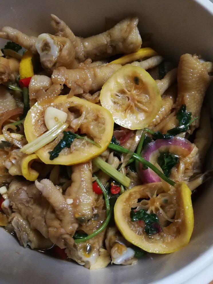 抖音网红百香果柠檬凤爪