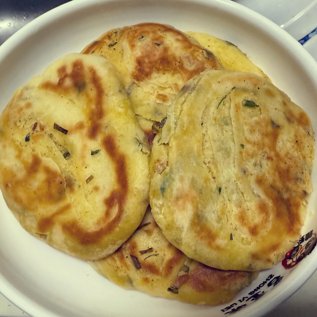 发面葱油酥饼