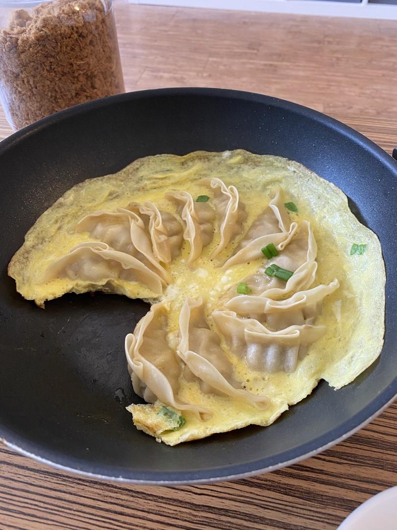 懒人快手抱蛋煎饺