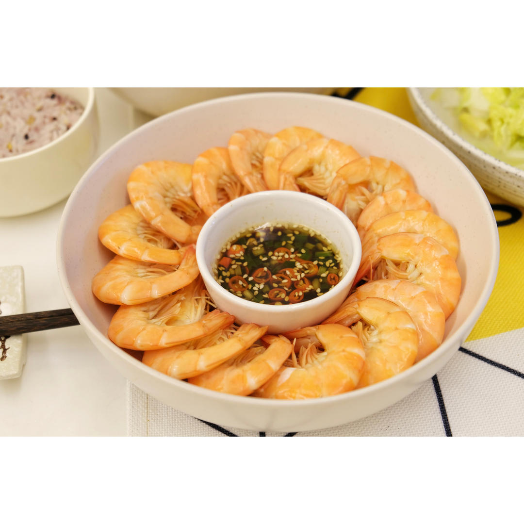 最简单的白灼虾（水煮）盐水基尾虾