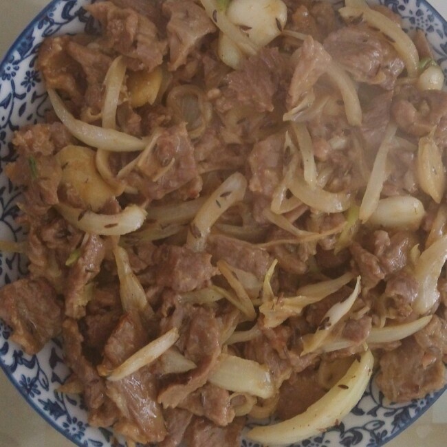 爆炒羊肉