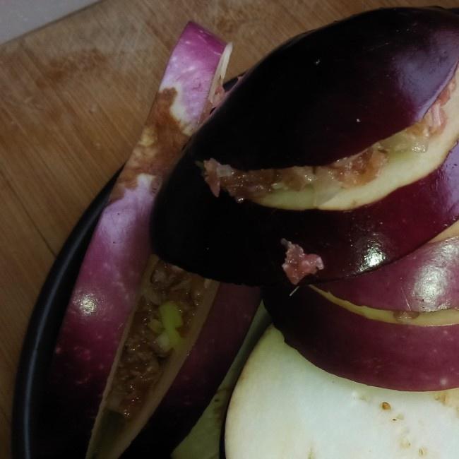 茄夹子——我家私房菜的做法 步骤4
