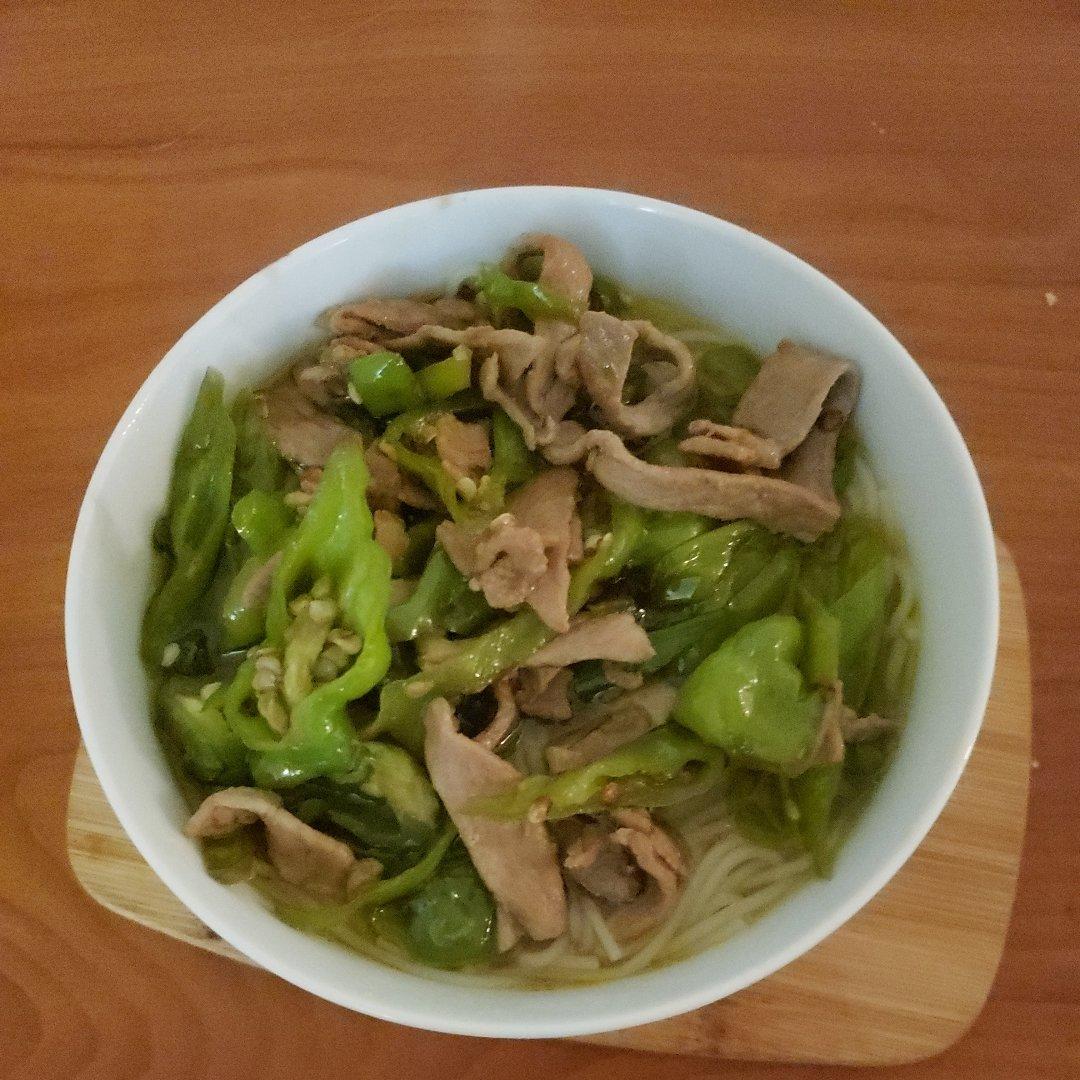 青椒炒肉盖码粉/面