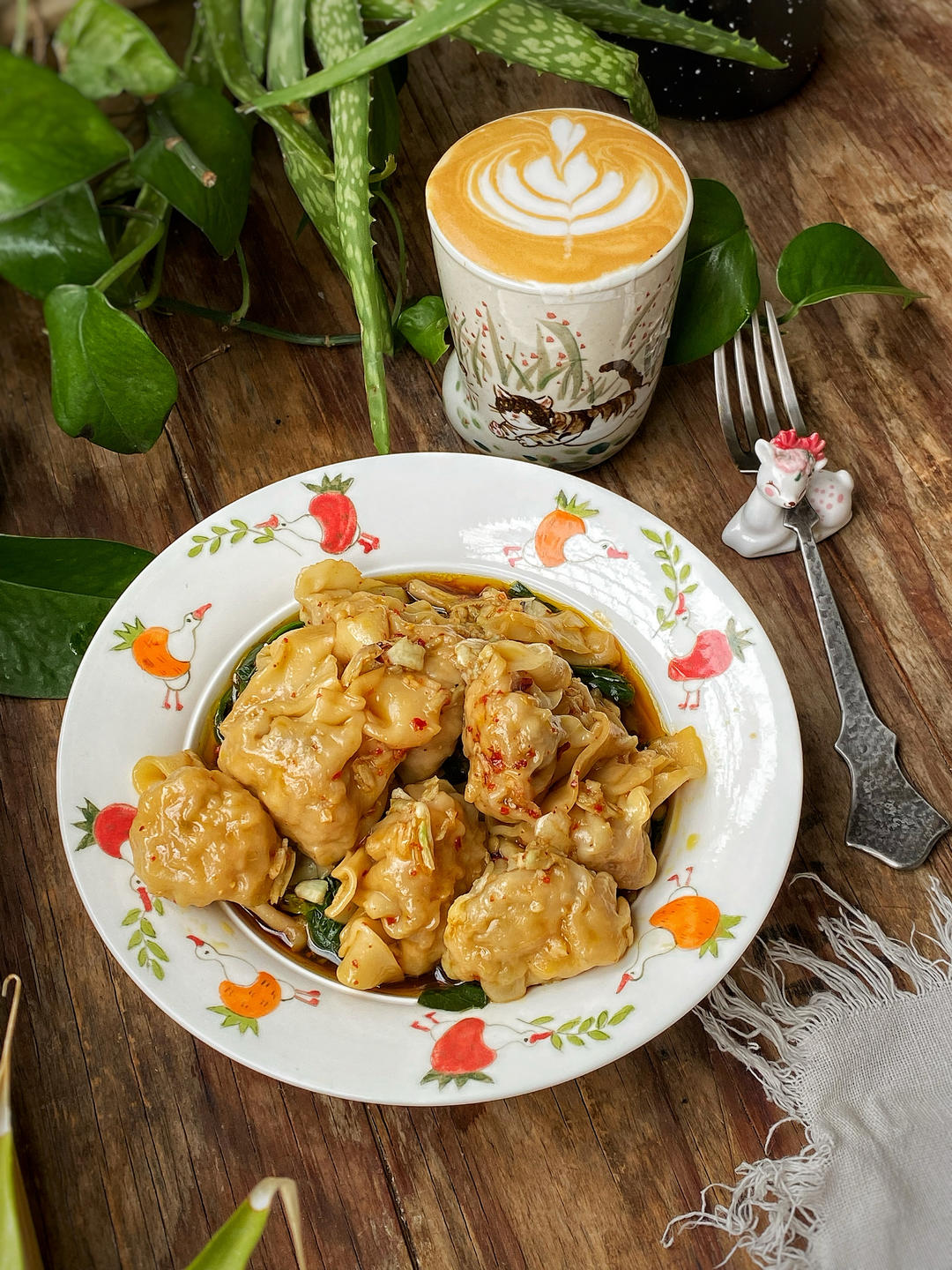 好吃上头的油泼馄饨😍